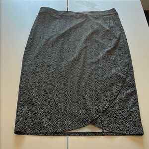Ripskirt Hawaii Black Geometric Pencil Skirt xl, 32 inch long